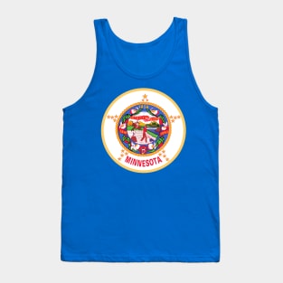 Flag of Minnesota State USA - L'Étoile du Nord Tank Top